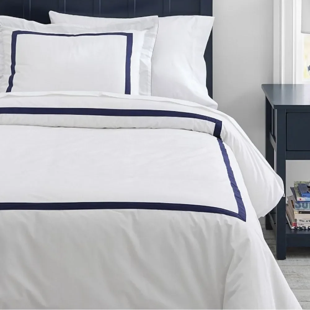 Pottery Barn Kids Decorator Organic Duvet Cover & Sham Twin GRAY